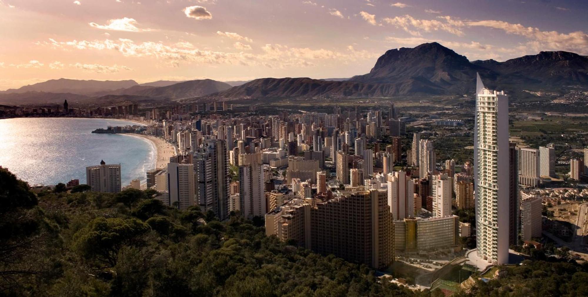 Skyscraper Apartment With Panoramic Views - Floor 38 베니돔 외부 사진