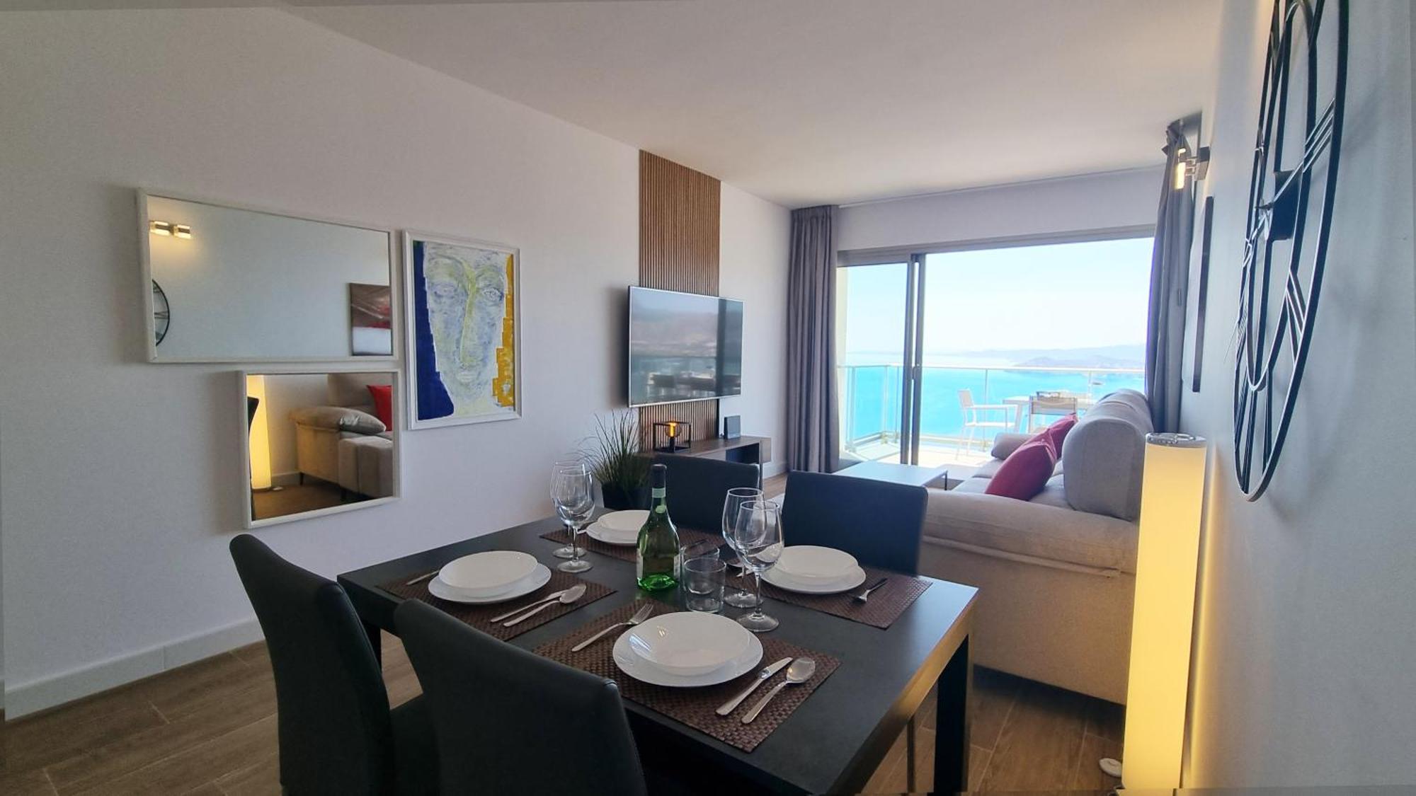 Skyscraper Apartment With Panoramic Views - Floor 38 베니돔 외부 사진