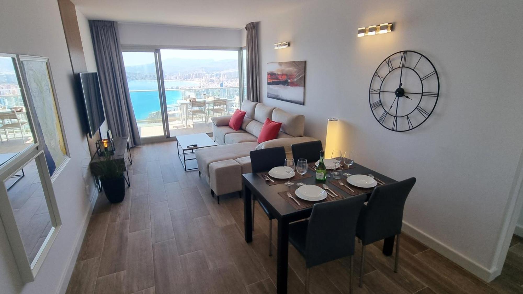 Skyscraper Apartment With Panoramic Views - Floor 38 베니돔 외부 사진